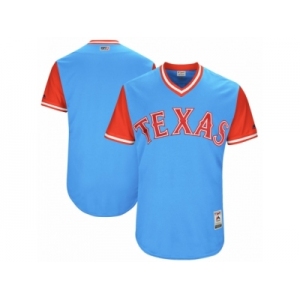 Men's 2017 Little League World Series Texas Rangers Light Blue Jersey