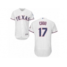 Men's Majestic Texas Rangers #17 Shin-Soo Choo White Flexbase Authentic Collection MLB Jersey