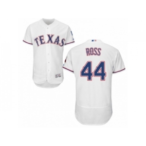 Men's Majestic Texas Rangers #44 Tyson Ross White Flexbase Authentic Collection MLB Jersey