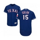 Men's Texas Rangers #15 Nick Solak Royal Blue Alternate Flex Base Authentic Collection Baseball Player Jersey