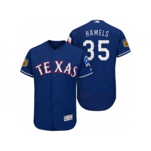 Men's Texas Rangers #35 Cole Hamels 2017 Spring Training Flex Base Authentic Collection Stitched Baseball Jersey