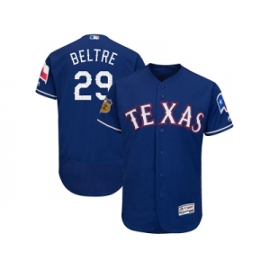 Texas Rangers #29 Adrian Beltre Blue 2017 Spring Training Flexbase Authentic Collection Stitched Baseball Jersey