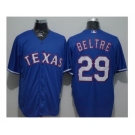 Texas Rangers #29 Adrian Beltre Blue New Cool Base Stitched Baseball Jersey