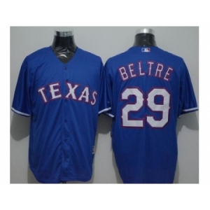 Texas Rangers #29 Adrian Beltre Blue New Cool Base Stitched Baseball Jersey