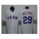 Texas Rangers #29 Adrian Beltre White New Cool Base Stitched Baseball Jersey