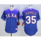 Texas Rangers #35 Cole Hamels Blue Cool Base Stitched Baseball Jersey[Hamels]