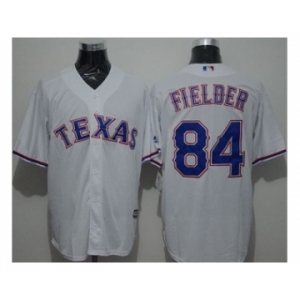 Texas Rangers #84 Prince Fielder White New Cool Base Stitched Baseball Jersey