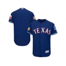 Texas Rangers Blank Blue 2017 Spring Training Flexbase Authentic Collection Stitched Baseball Jersey