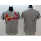 Men St. Louis Cardinals blank Majestic grey Flexbase Authentic Collection Player Jersey