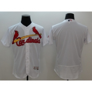 Men St. Louis Cardinals blank Majestic white Flexbase Authentic Collection Player Jersey