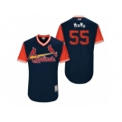 Men's 2017 Little League World Series Cardinals Stephen Piscotty #55 MoMo Navy Jersey