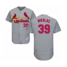 Men's Majestic St. Louis Cardinals #39 Miles Mikolas Grey Road Flex Base Authentic Collection MLB Jersey