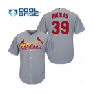 Men's Majestic St. Louis Cardinals #39 Miles Mikolas Replica Grey Road Cool Base MLB Jersey