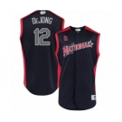 Men's St. Louis Cardinals #12 Paul DeJong Authentic Navy Blue National League 2019 Baseball All-Star Jersey