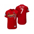 Men's St.Louis Cardinals #7 Matt Holliday 2017 Spring Training Flex Base Authentic Collection Stitched Baseball Jersey