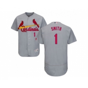 St.Louis Cardinals #1 Ozzie Smith Grey Flexbase Authentic Collection Stitched Baseball Jersey