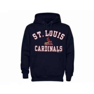 St.Louis Cardinals Fastball Fleece Pullover Navy Blue MLB Hoodie