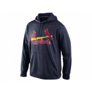 St.Louis Cardinals Nike KO Wordmark Performance Navy MLB Hoodie