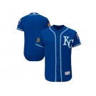 Kansas City Royals Blank Royal 2017 Spring Training Flexbase Authentic Collection Stitched Baseball Jersey