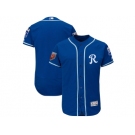 Men Kansas City Royals Customized Majestic Royal 2018 Spring Training Flex Base Team Jersey