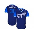 Men's 2017 Little League World Series Royals #31 Ian Kennedy Kennedy Royal Jersey