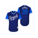 Men's 2017 Little League World Series Royals Jason Hammel #39 Hammer Royal Jersey