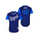 Men's 2017 Little League World Series Royals Joakim Soria #48 Jack Royal Jersey