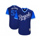 Men's Kansas City Royals Melky Cabrera #53 Melkman Majestic Royal 2017 Players Weekend Authentic Jersey