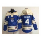 mlb jerseys kansas city royals #4 gordon blue[pullover hooded sweatshirt]