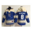 mlb jerseys kansas city royals #8 moustakas blue[pullover hooded sweatshirt]