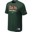 MLB Arizona Diamondbacks Crimson D.Green Nike Short Sleeve Practice T-Shirt