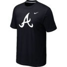 MLB Atlanta Braves Heathered Nike Black Blended T-Shirt