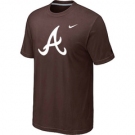 MLB Atlanta Braves Heathered Nike Brown Blended T-Shirt