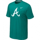 MLB Atlanta Braves Heathered Nike Green Blended T-Shirt