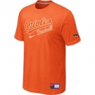 MLB Baltimore Orioles Nike Orange Short Sleeve Practice T-Shirt