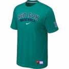 MLB Boston Red Sox Nike Green Short Sleeve Practice T-Shirt