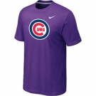 MLB Chicago Cubs Nike Purple Club Logo T-Shirt