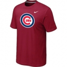 MLB Chicago Cubs Nike Red Club Logo T-Shirt