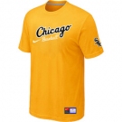 MLB Chicago White Sox Nike Away Practice T-Shirt Yellow