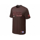 MLB Houston Astros Brown Nike Short Sleeve Practice T-Shirt