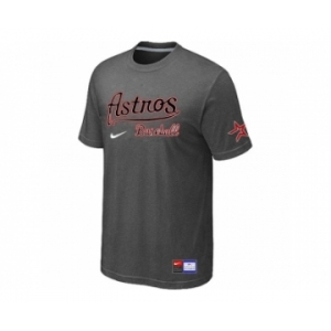 MLB Houston Astros D.Grey Nike Short Sleeve Practice T-Shirt