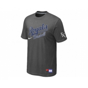 MLB Kansas City Royals D.Grey Nike Short Sleeve Practice T-Shirt