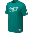 MLB Los Angeles Dodgers Nike Short Sleeve Practice T-Shirt light Green