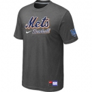 MLB New York Mets D.Grey Nike Short Sleeve Practice T-Shirt