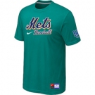 MLB New York Mets Green Nike Short Sleeve Practice T-Shirt