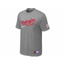 MLB Washington Nationals L.Grey Nike Short Sleeve Practice T-Shirt