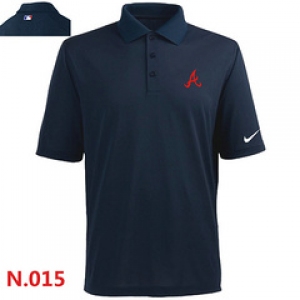 Nike Atlanta Braves 2014 Players Performance Polo -Dark blue