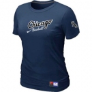 Women MLB Chicago White Sox Nike D.Blue Away Practice T-Shirt