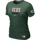 Women MLB Cincinnati Reds Nike D.Green Short Sleeve Practice T-Shirt