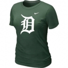 Women MLB Detroit Tigers Heathered Nike D.Green Blended T-Shirt